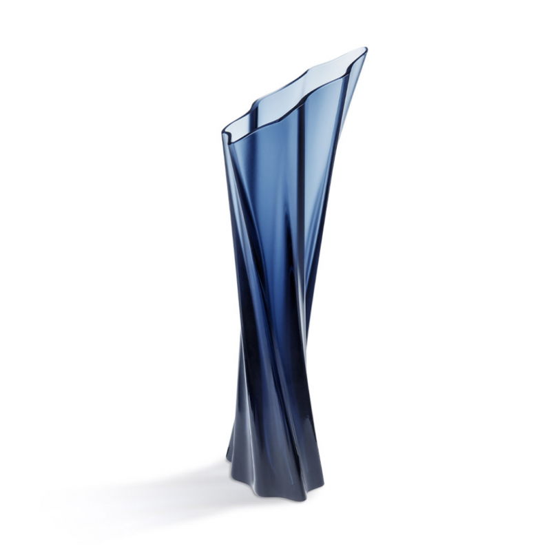 Tandrillah Vase Bleu Nuit Par Elisabeth de Portzamparc et Lalique 2019