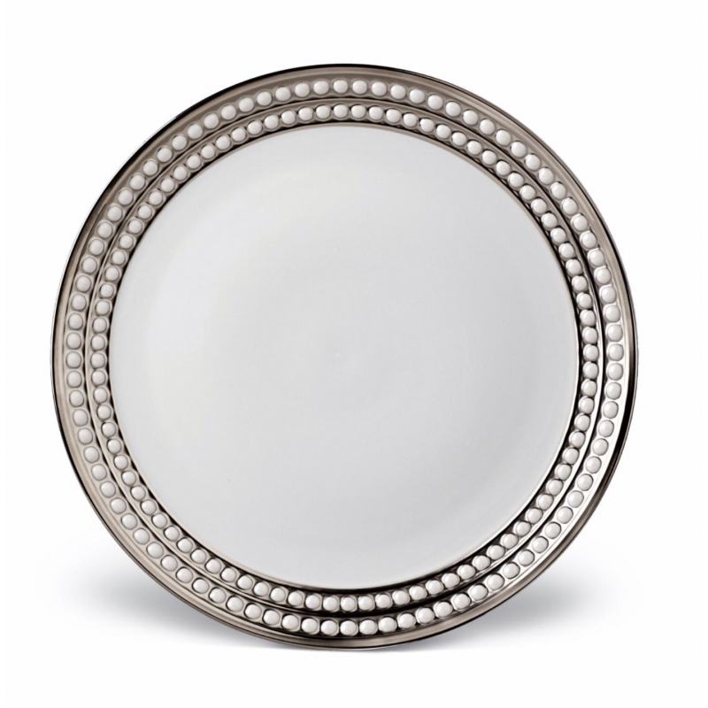 Perlée Platinum Dinner Plate