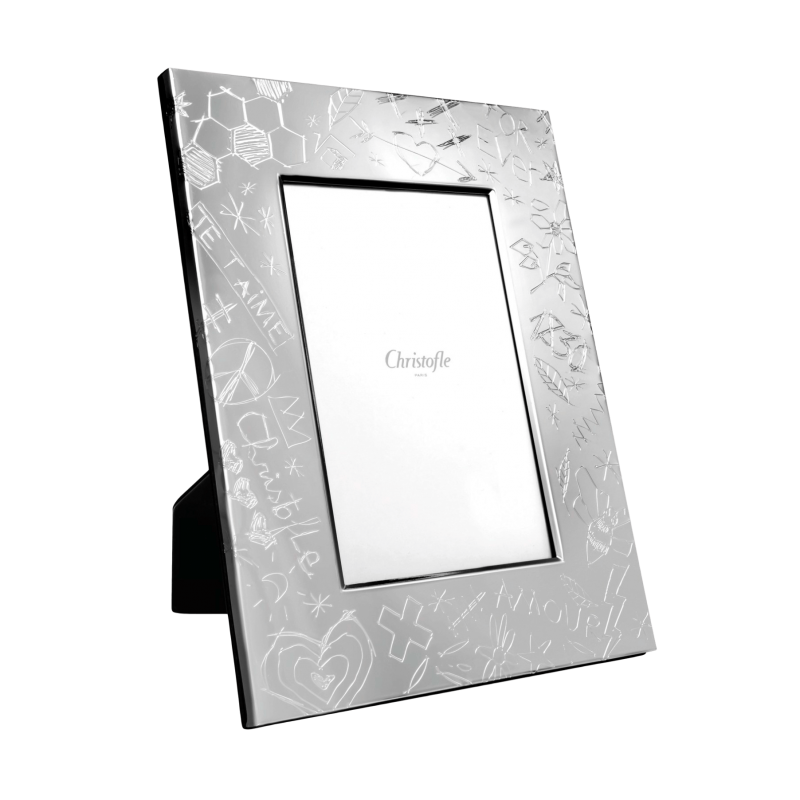Graffiti Silver-Plated Picture Frame 13x18 cm