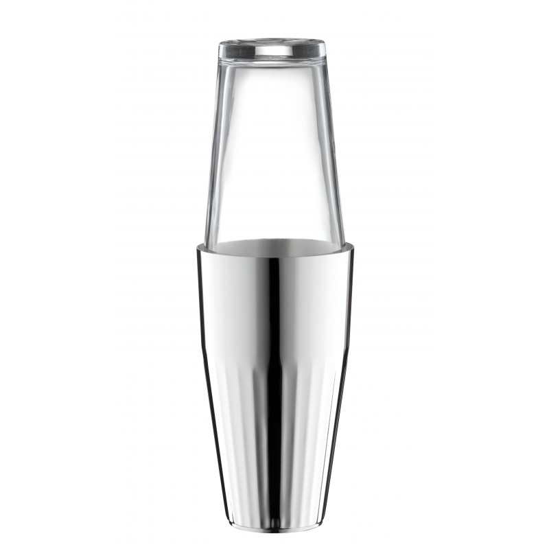 Belvedere Cocktail Shaker with Glass Silver-Plated