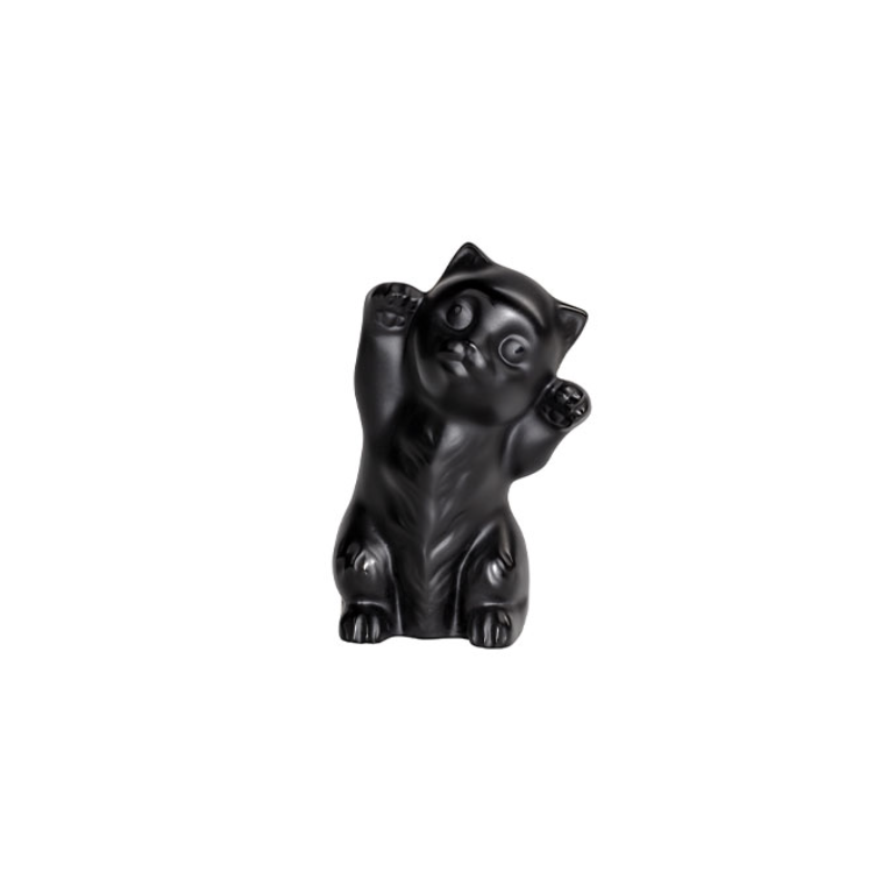 Chaton Sculpture Noir