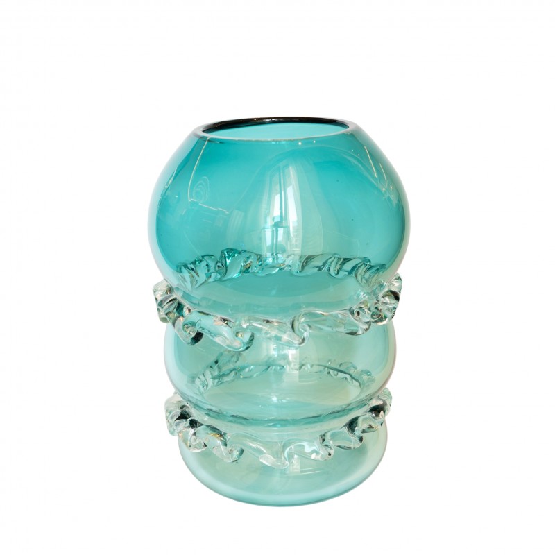 Clown Vase Turquoise