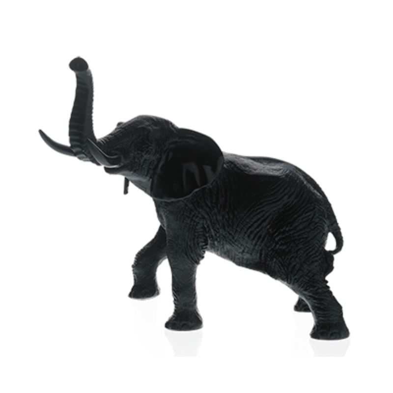 Elephant Black Large Size by Jean-François Leroy - Limited Edition of 1000 ex