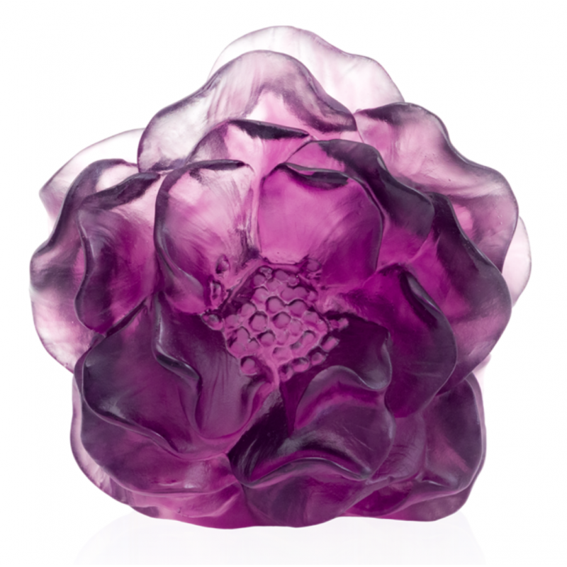 Fleur Décorative Camélia Violette