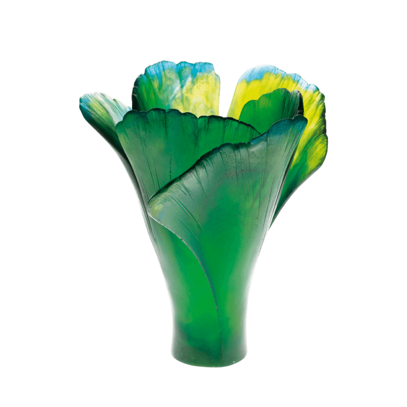 Ginkgo Green Vase