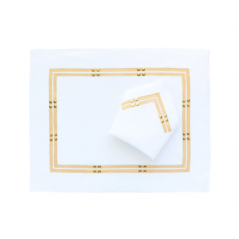 Placemat and Napkin Bristol Gold
