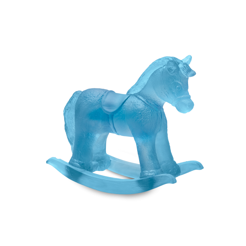Blue Rocking Horse