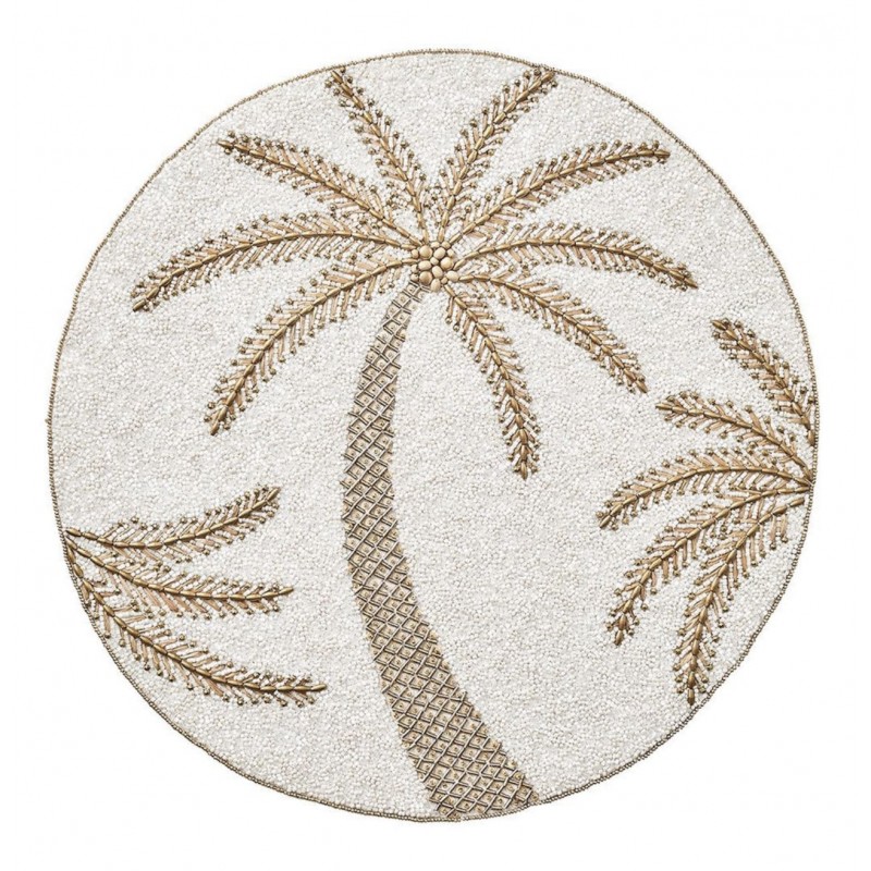 Palm Coast Placemat Ivory/Natural