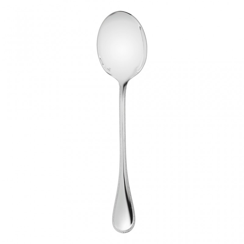 Perles Silver-Plated Salad Serving Spoon