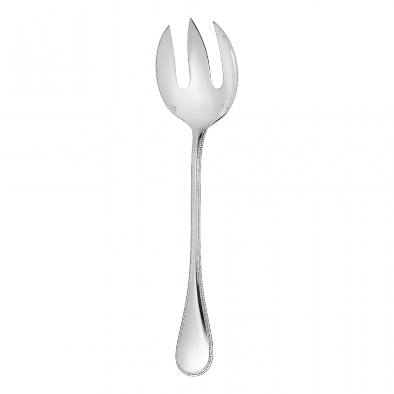 Perles Silver-Plated Salad Serving Fork