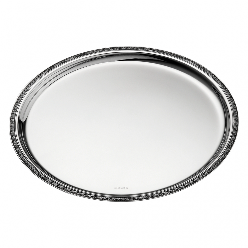 Malmaison Silver Plated Small Round Tray
