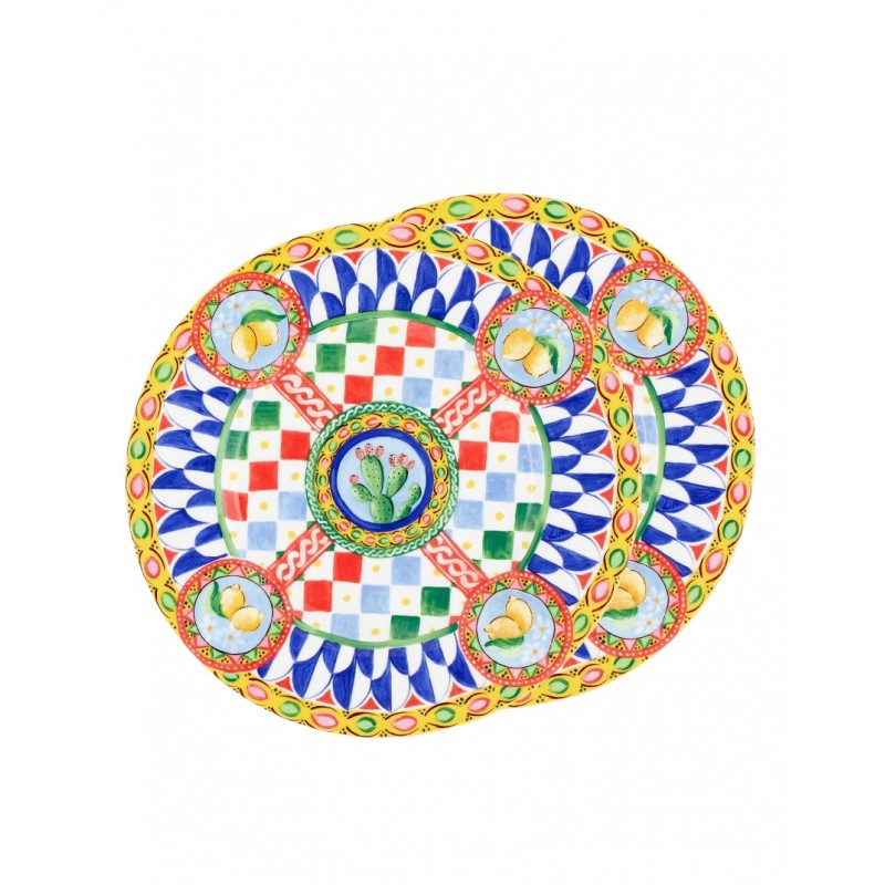Fico D'India Dinner Plate - Set Of  2