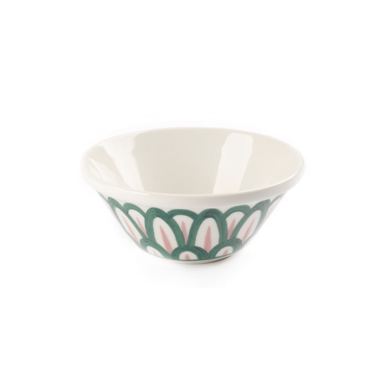 Symi Bowl Green and Pink Anthos