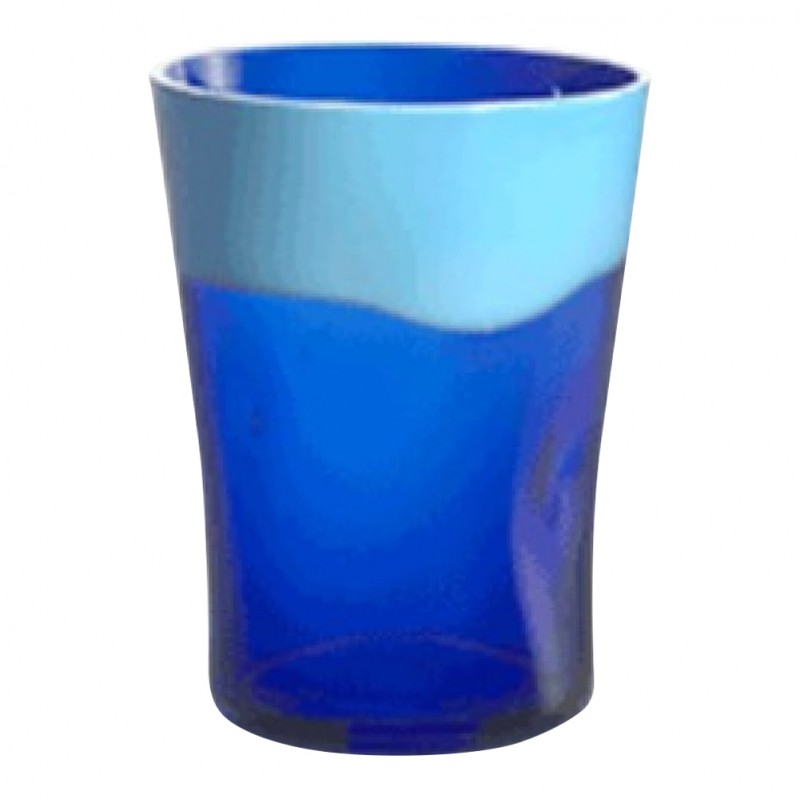 Dandy Water Glass Blue and Light Blue