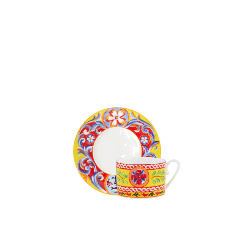 Giallo Tea Cup and Saucer