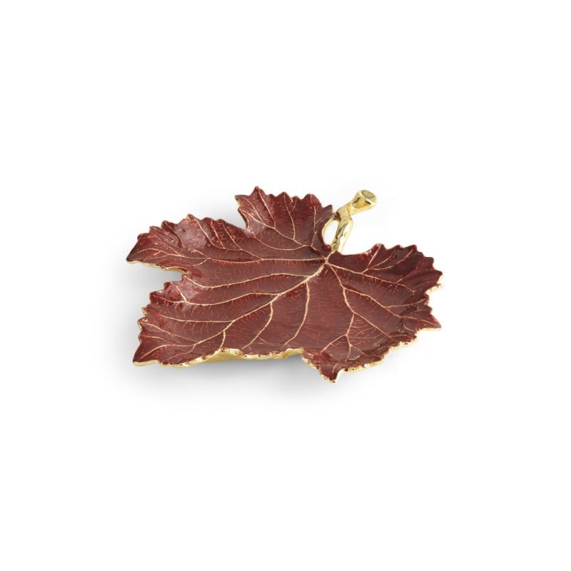 Vine Red Grape Leaf Dish