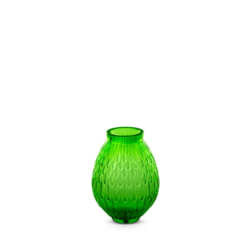 Vase Plumes Green Prairie PM
