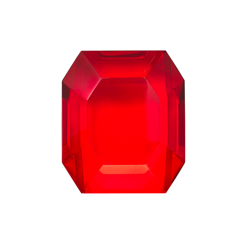 Napkin ring Octogone Red - Set of 4