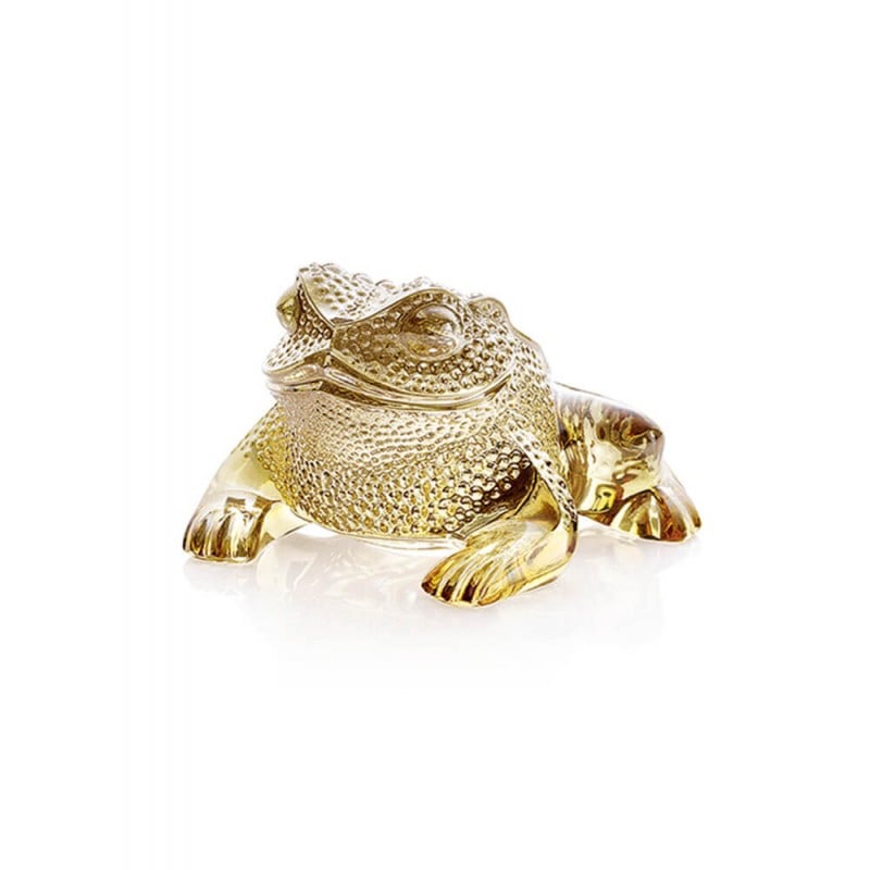 Gregoire Toad Sculpture Gold Luster