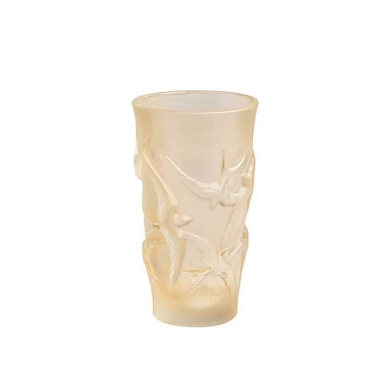 Swallow Vase Gold Luster Small Size