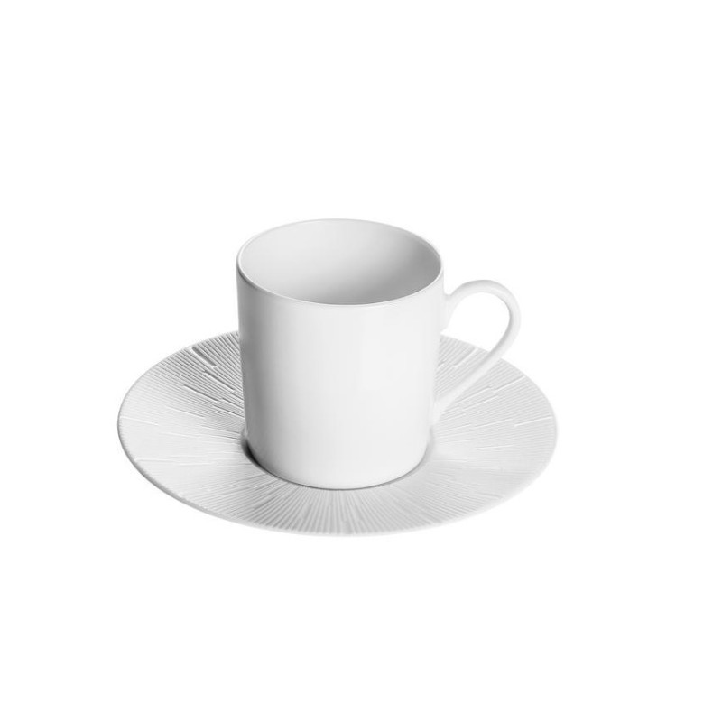 Infini Blanc Tasse à Café et Soucoupe