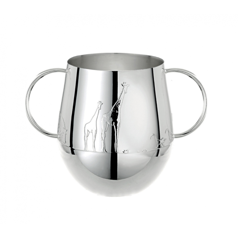 Savane Silver-Plated Double-Handled Baby Cup