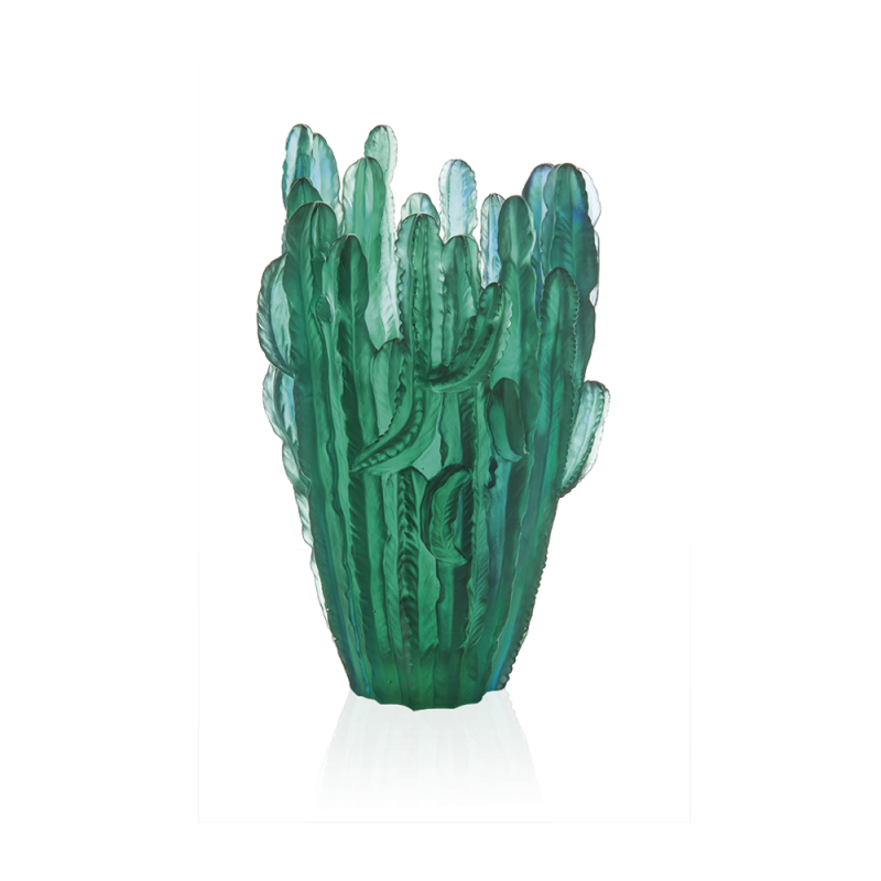Cactus Vase by Emilio Robba Green