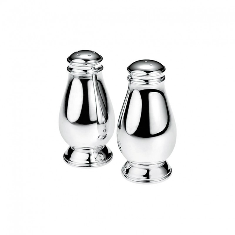 Albi Silver-Plated Salt and Pepper Shakers