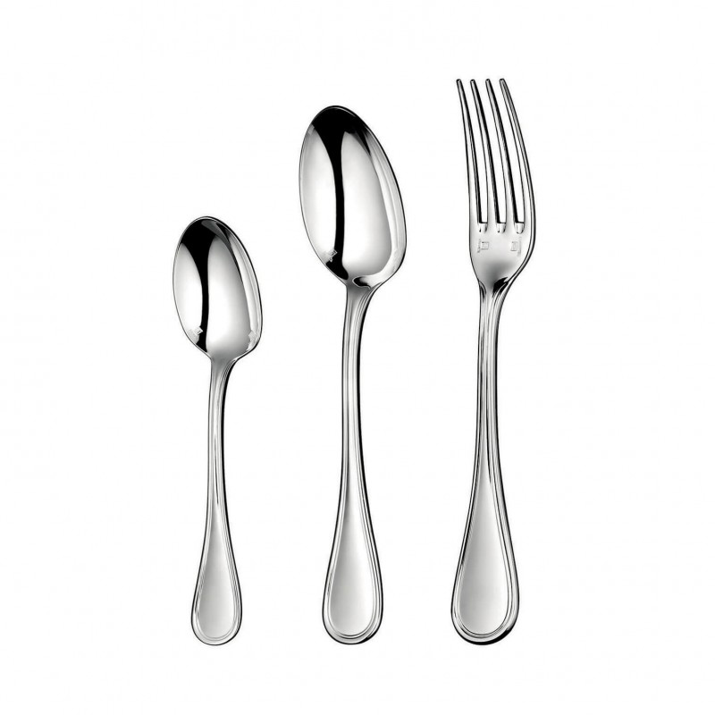 Albi Silver Plated Children’s Three-Piece Cutlery Set